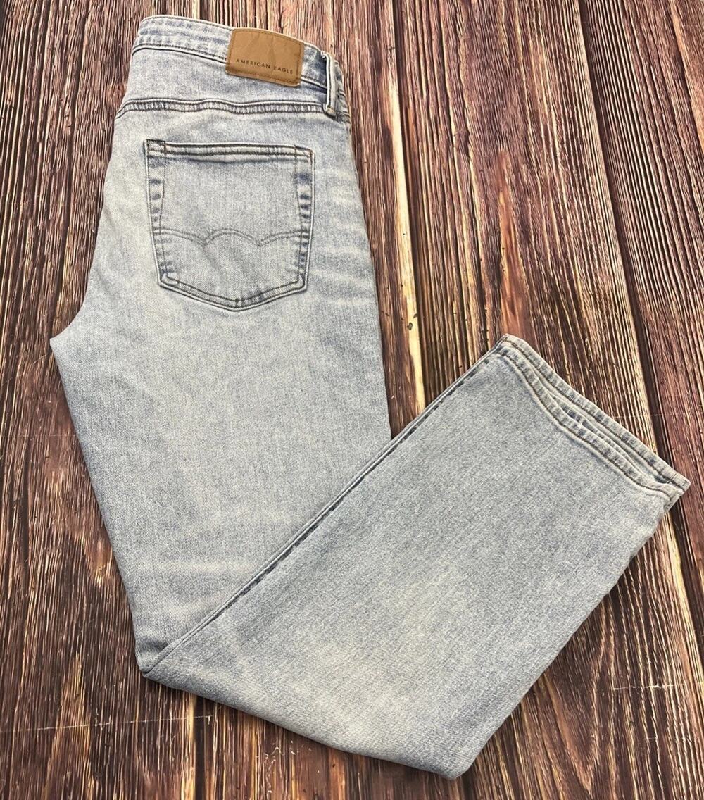 American Eagle Original Bootcut Airflex Jeans Mens 33x30 (Measures 34x30)